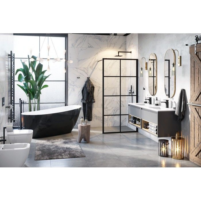 Стенка EXCELLENT Fabrika 100 см (черный мат)