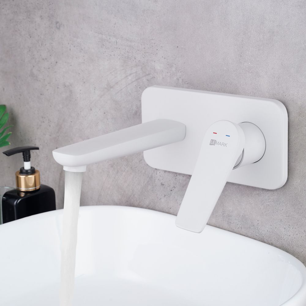 Смеситель Lemark Bronx для раковины встраиваемый (LM3726MW), артикул LM3726MW