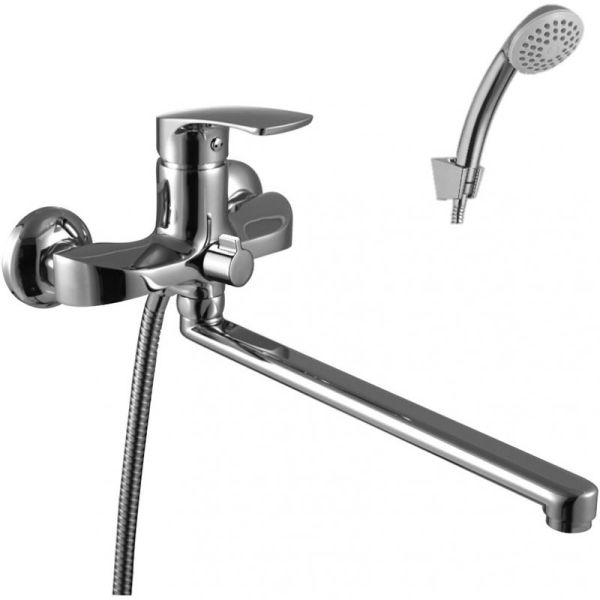 Смеситель для ванны Lemark Plus Shape LM1751C универсальный Хром