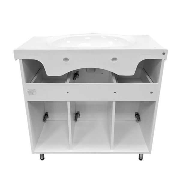 Тумба с раковиной Comforty Сочи 85 4134639 Белая Тумба с раковиной Comforty Сочи 85 4134639 Белая