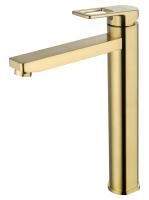 Смеситель для раковины высокий WONZON & WOGHAND FRAME, Брашированное золото (WW-88239010-BG)