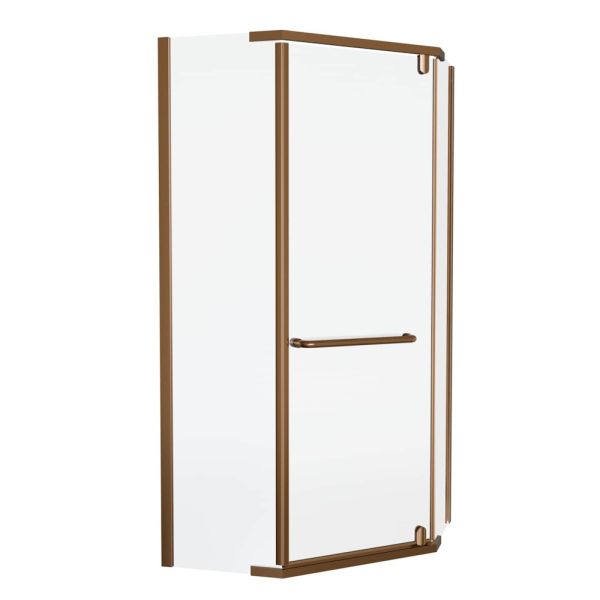 Душевой уголок Knotlor FCD090CG0RB 5-тиугольный 90х90х200, бронза