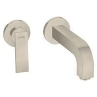 AX Citterio Смеситель для раковины,наст.,розет., цвет шлифованный никель