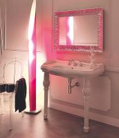 KERASAN Retro ''Ножка'' для консоли, цвет белый (*для инсталляции необходимо 2 шт - в упаоквке 2шт.)