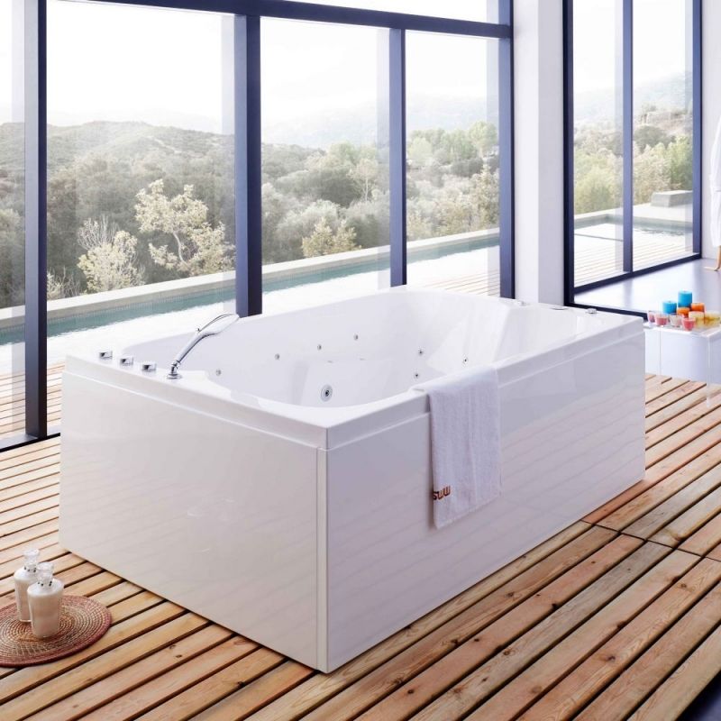 Акриловая ванна SSWW A1905 DGSP 180х120 с гидромассажем