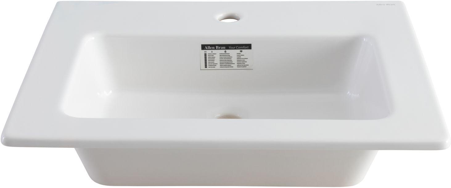 Раковина Allen Brau Fantasy 62 4.11023.20 белый глянец