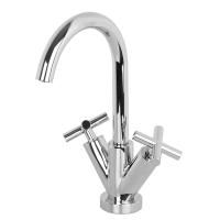 Смеситель для раковины, Fima Carlo Frattini, Maxima, тип открывания воды-вентильный, монтаж-на раковину/столешницу, отверстия для монтажа-1, высота, мм-299, вынос излива, мм-155, тип излива-поворотный, донный клапан-есть, тип подводки-гибкая, стандарт под Смеситель для раковины, Fima Carlo Frattini, Maxima, тип открывания воды-вентильный, монтаж-на раковину/столешницу, отверстия для монтажа-1, высота, мм-299, вынос излива, мм-155, тип излива-поворотный, донный клапан-есть, тип подводки-гибкая, стандарт под