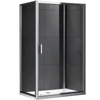 Душевой уголок Gemy S30191G-A75 170х75 профиль Хром стекло прозрачное Душевой уголок Gemy S30191G-A75 170х75 профиль Хром стекло прозрачное