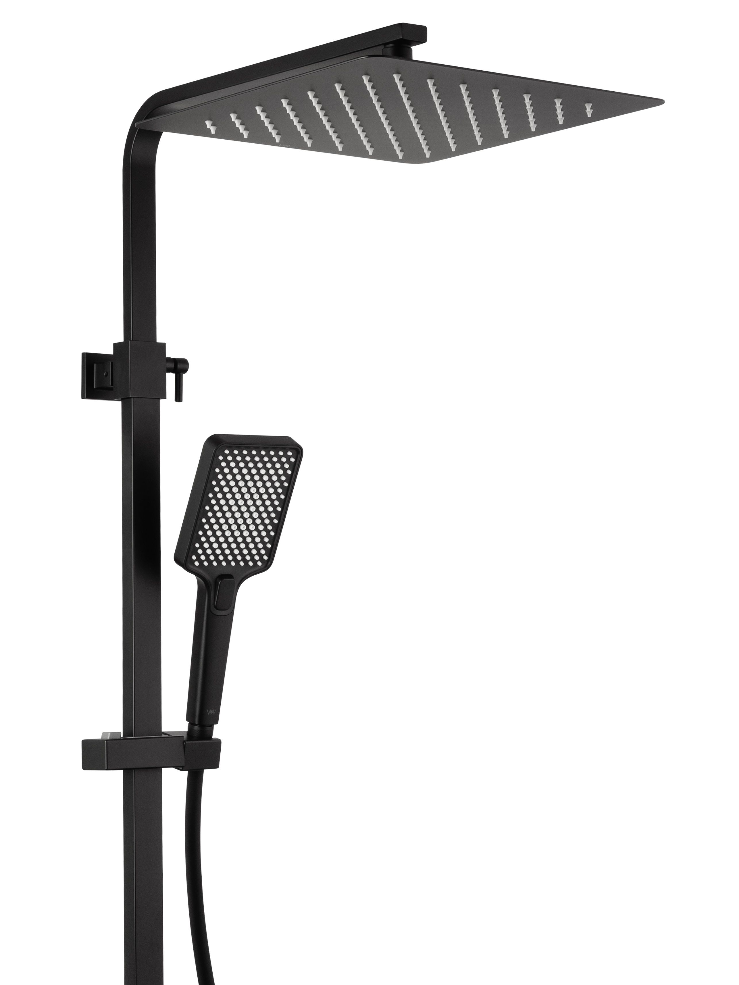 Душевая система WONZON & WOGHAND DIAMOND, Черный матовый (WW-88739011-MB)