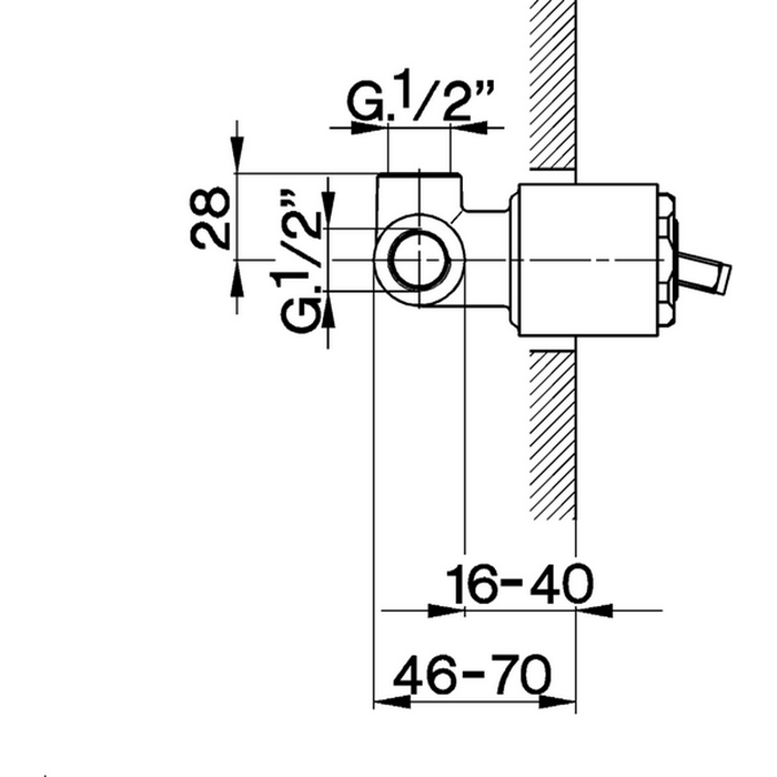 Внутрення часть, Cisal, Arcana, назначение-смеситель для душа, стандарт подвода воды-1/2"