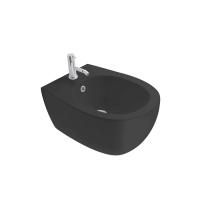 GLOBO Genesis Биде подвесное 55х36 см, с  1отв для смесителя, с креплением, цвет: Nero opaco