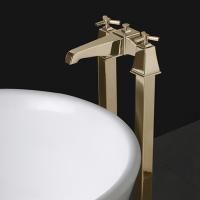Devon Time Смеситель для ванны с ножками . лейкой и шлангом , цвет светлое золото