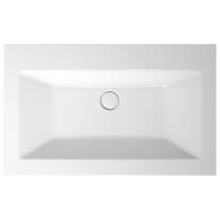 BETTE Loft Раковина встраиваемая сверху 800х495х100 мм, без перелива, с 1 отв под см. цвет белый