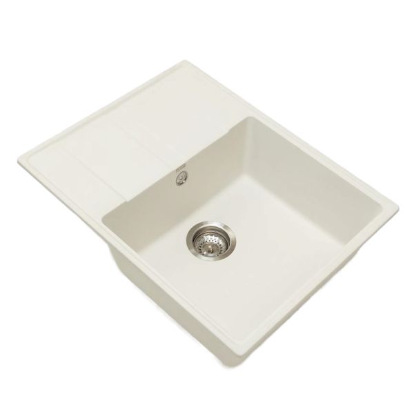 Кухонная мойка Grandex Aqua Topline 600311, белый