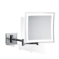 Decor Walther BS 85 TOUCH Зеркало косметическое 235x210x370мм, настенное, питание от сети, 5-кратное увеличен, LED подсветка с сенсорным выкл, цв хром