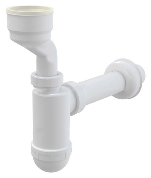Сифон для писсуара ALCAPLAST  с манжетой A45A (белый), шт