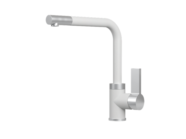 Смеситель для кухни GRANULA (5504, АРКТИК (БЕЛЫЙ))