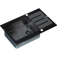 Кухонная мойка ZorG Glass GL-7851-BLACK-GRAFIT Черный / Графит Кухонная мойка ZorG Glass GL-7851-BLACK-GRAFIT Черный / Графит