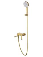Смеситель для ванны с душем WONZON & WOGHAND BRILLIANT, Брашированное золото (WW-88037079-BG)