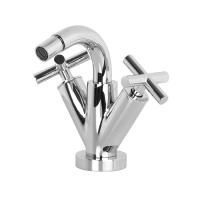 Смеситель для биде, Fima Carlo Frattini, Maxima, тип открывания воды-вентильный, отверстия для монтажа-1, высота, мм-165, вынос излива, мм-107, излив-поворотный, донный клапан-есть, тип подводки-гибкая, стандарт подвода воды-3/8", цвет-хром Смеситель для биде, Fima Carlo Frattini, Maxima, тип открывания воды-вентильный, отверстия для монтажа-1, высота, мм-165, вынос излива, мм-107, излив-поворотный, донный клапан-есть, тип подводки-гибкая, стандарт подвода воды-3/8", цвет-хром