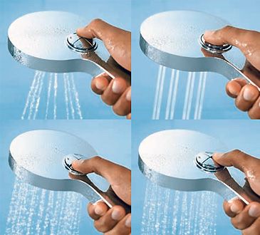 Ручной душ GROHE Power&Soul Cosmopolitan, 4 режима, белая луна (27663LS0) Ручной душ GROHE Power&Soul Cosmopolitan, 4 режима, белая луна (27663LS0)
