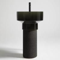 ANTONIO LUPI Borghi  Раковина накладная Ø50х33 см, для установки на пьедестал, Cristalmood, с донным клапаном, цвет Oleo ANTONIO LUPI Borghi  Раковина накладная Ø50х33 см, для установки на пьедестал, Cristalmood, с донным клапаном, цвет Oleo