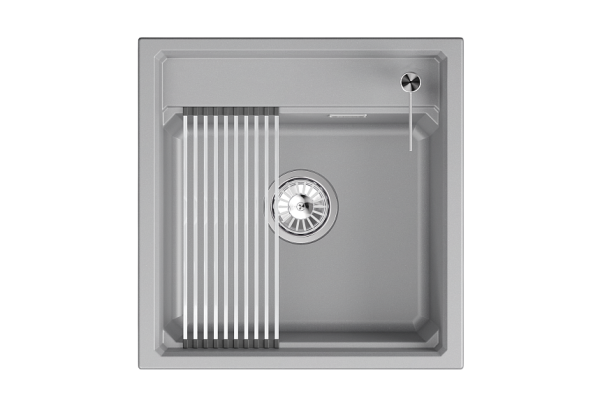 Кухонная мойка GRANULA кварц (5002i, АЛЮМИНИУМ)