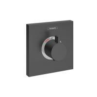 Смеситель для душа, Hansgrohe, ShowerSelect, тип регулирования воды-термостатический картридж, монтаж-встраиваемый, внутренняя часть-необходимо заказать, цвет-шлифованный черный хром Смеситель для душа, Hansgrohe, ShowerSelect, тип регулирования воды-термостатический картридж, монтаж-встраиваемый, внутренняя часть-необходимо заказать, цвет-шлифованный черный хром