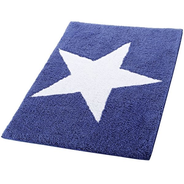 Коврик для ванной комнаты Ridder Star 60x90 Синий Коврик для ванной комнаты Ridder Star 60x90 Синий