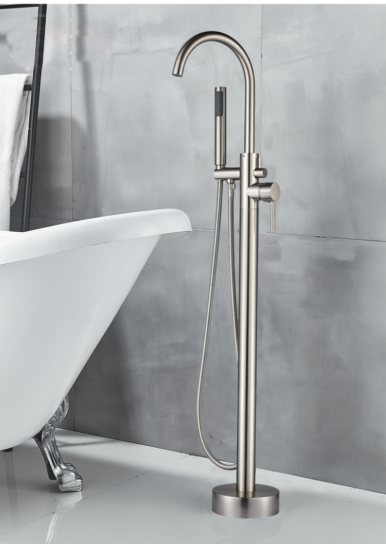 Смеситель BRAIES Brush Nickel для отдельностоящей ванны BOCH MANN BM8922 Смеситель BRAIES Brush Nickel для отдельностоящей ванны BOCH MANN BM8922