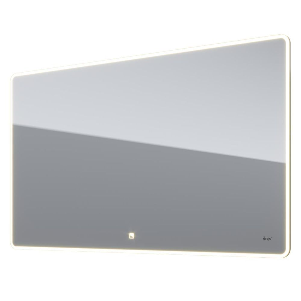 Зеркало Dreja Point 120x70 см, белый, артикул 99.9031