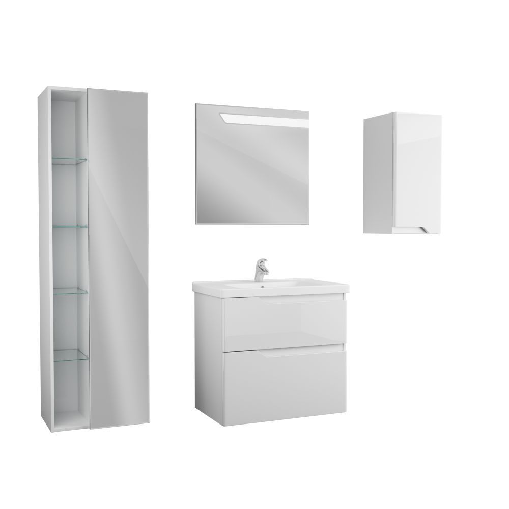 Тумба Hella stor 80, белый лак