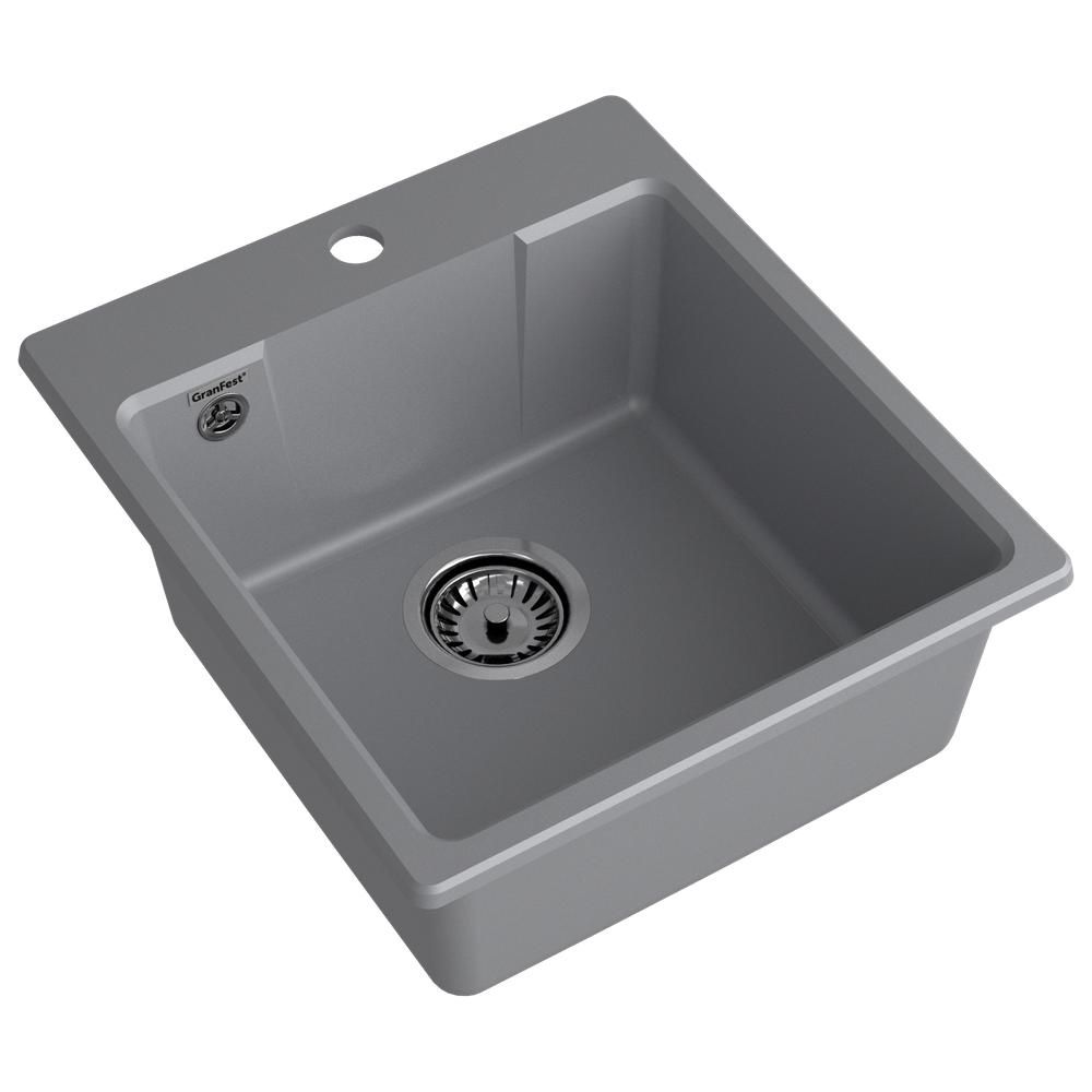 Кухонная мойка GranFest URBAN 644, темно-серый, артикул 644 темно-серый