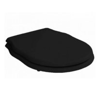 Artceram HERMITAGE Сиденье для унитаза с микролифтом цвет черный,  шарниры хром