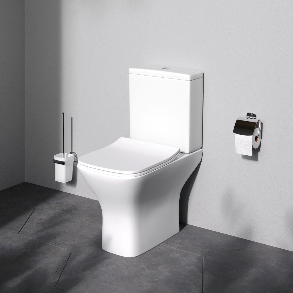 C908601SC Gem унитазкомпакт без ободка с сиденьем микролифт