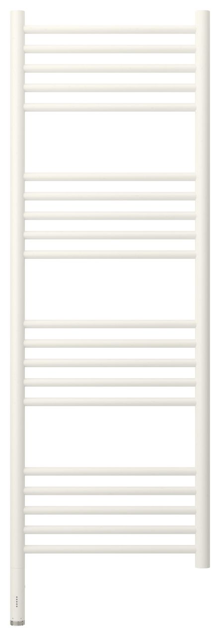 Полотенцесушитель электрический "БОГЕМА 3.0" прямая 1200х400 / МЭМ левый (Матовый белый)