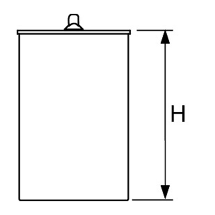 Стакан с мембраной для сифона арт. 650000