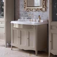 TW Veronica, База с раковиной Simas AR874bi*1 105*56см, с 1отв.,  2 верх.ящ. 3 распашные дверки, доводч. Blum, ручки: Riflesso бронза, цвет: TORTORA TW Veronica, База с раковиной Simas AR874bi*1 105*56см, с 1отв.,  2 верх.ящ. 3 распашные дверки, доводч. Blum, ручки: Riflesso бронза, цвет: TORTORA
