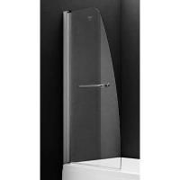 Шторка на ванну Gemy New Rockcoco 80х140 профиль Хром стекло прозрачное