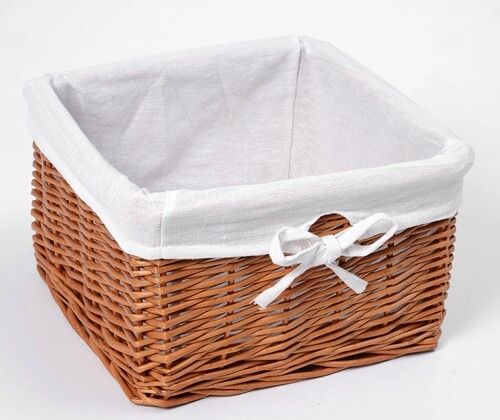 Корзина для белья WasserKRAFT Dinkel 25x25x16 WB-580-S Коричневая