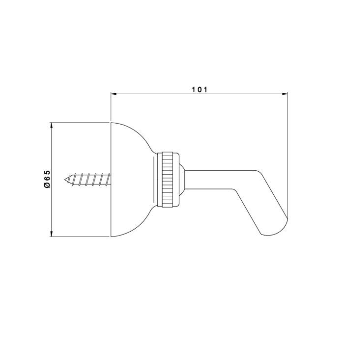 Nicolazzi Doccia Держатель ручного душа, цвет: бронза