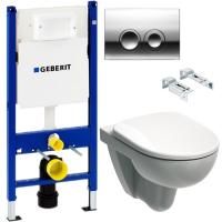 Комплект унитаза Geberit Selnova 500.265.01.1 с инсталляцией Duofix Delta UP100 458.124.21.1 с сиденьем Микролифт и клавишей смыва Хром Комплект унитаза Geberit Selnova 500.265.01.1 с инсталляцией Duofix Delta UP100 458.124.21.1 с сиденьем Микролифт и клавишей смыва Хром