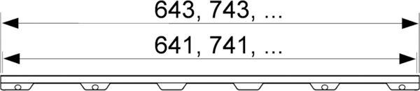 Лоток "plate II", 1200 мм, нерж. сталь, полир. Лоток "plate II", 1200 мм, нерж. сталь, полир.