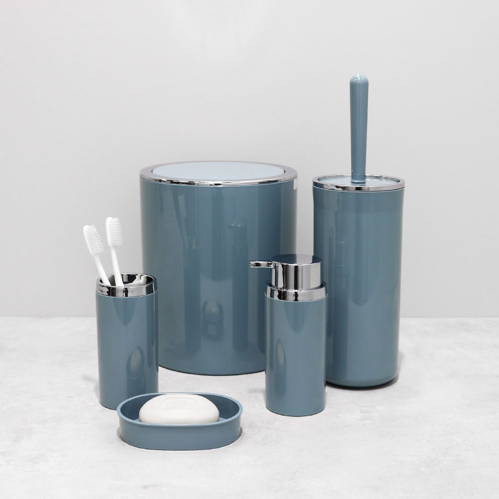 Мыльница FIXSEN ROUND BLUE FX-455-4, синий, артикул FX-455-4