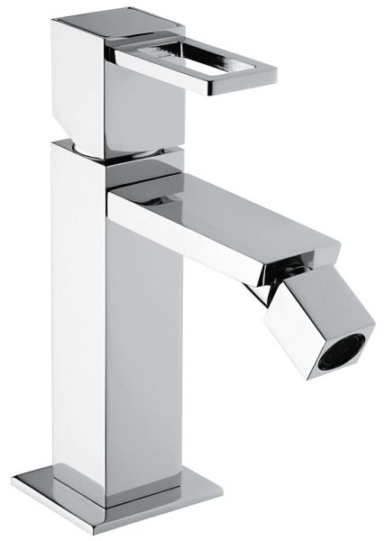 Emmevi Gea, однорычажный смеситель для биде, ручка со стержнем, с донным клапаном click-clack, цвет хром