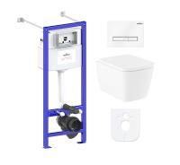 Комплект 6 в 1 Lavinia Boho Aveo Rimless 77050213, премиум со стеклянной клавишей