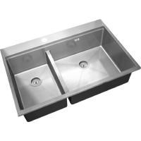 Кухонная мойка ZorG Master ZM R-5278-R Матовый хром