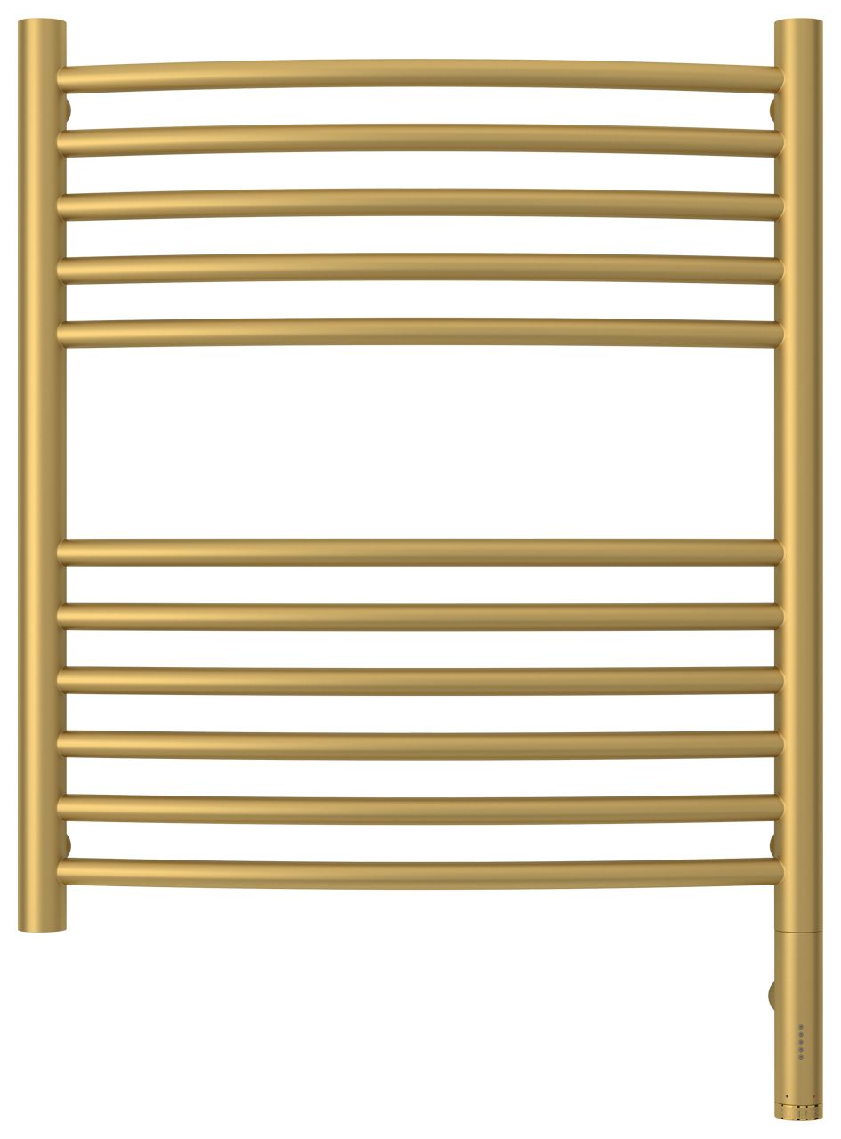 Полотенцесушитель электрический "БОГЕМА 3.0" 600х500 / МЭМ правый (Матовое золото)
