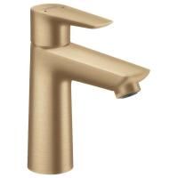 Смеситель для раковины, Hansgrohe, Talis, тип открывания воды-однорычажный, тип регулирования воды-керамический узел смешивания, отверстия для монтажа-1, высота, мм-162, вынос излива, мм-112, цвет-шлифованная бронза Смеситель для раковины, Hansgrohe, Talis, тип открывания воды-однорычажный, тип регулирования воды-керамический узел смешивания, отверстия для монтажа-1, высота, мм-162, вынос излива, мм-112, цвет-шлифованная бронза