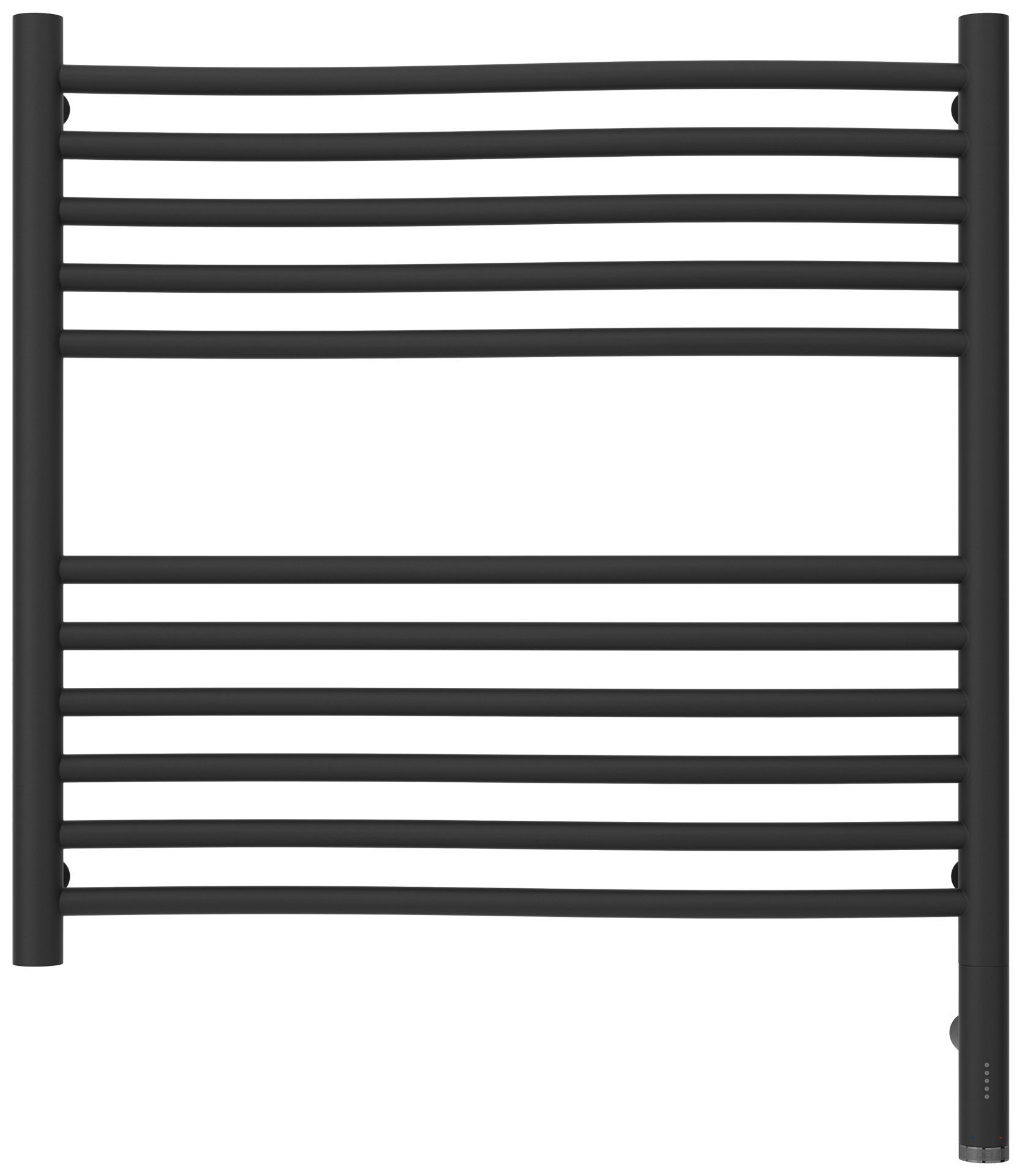 Полотенцесушитель, Сунержа, Флюид 3.0, электрический, ширина, мм-632, глубина, мм-80, высота, мм-724, межосевое расстояние-600, перемычка-выгнутая, подключение-нижнее справа, электрокомплект-МЭМ, нагревательный элемент-ТЭН, мощность, Вт-300, материал-нерж